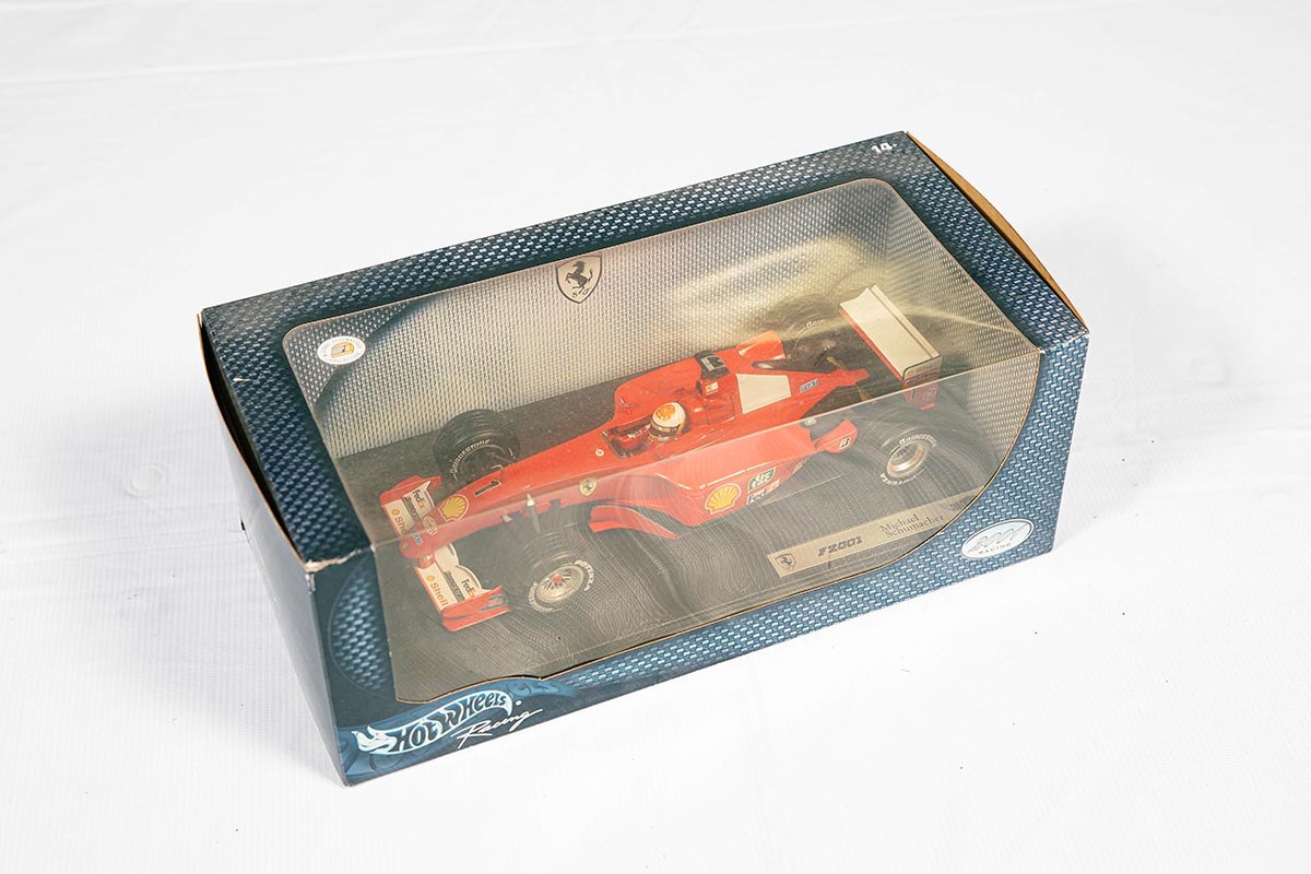 Ferrari F2001 #1 model car
made by Hot Wheels