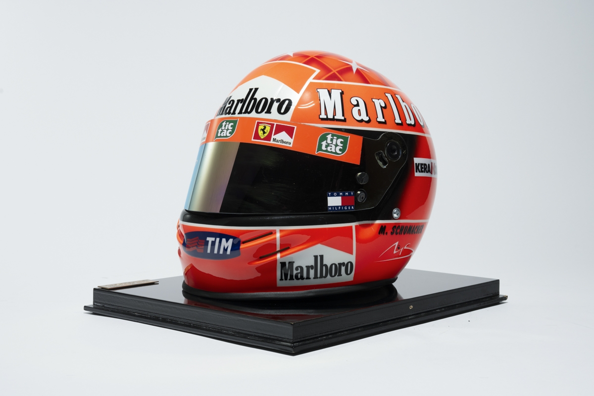 Michael Schumacher’s 2000 Italian GP victory commemorative limited edition helmet [made by BELL]